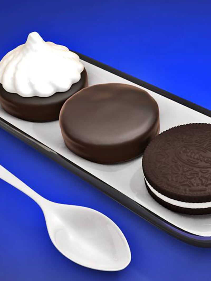 Free C4D 3D Model Oreos
