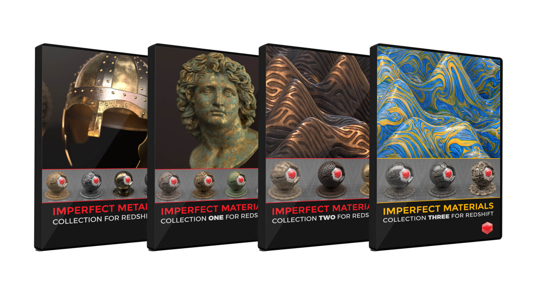 Redshift Cinema 4D C4D Maxon RS Material Texture Pack
