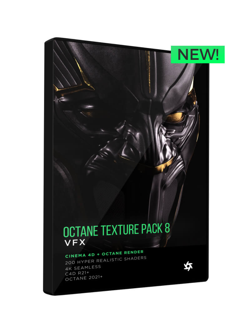 Cinema 4D Otoy Octane Shader Texture Material Pack VFX Visual Effects