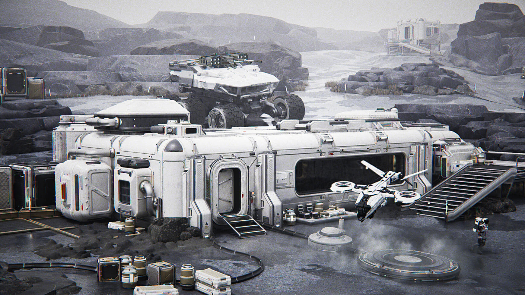 Unreal UE Material Texture Pack Stones Sci Fi Base